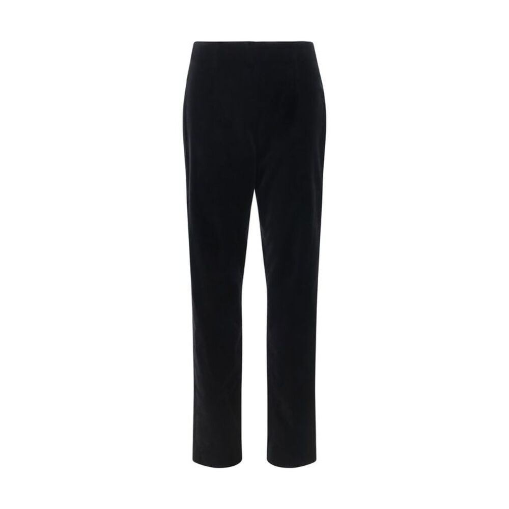 Khaite Black Cotton Casual Women's Pants